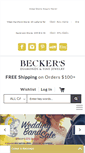 Mobile Screenshot of beckers.com