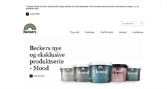 Desktop Screenshot of beckers.dk